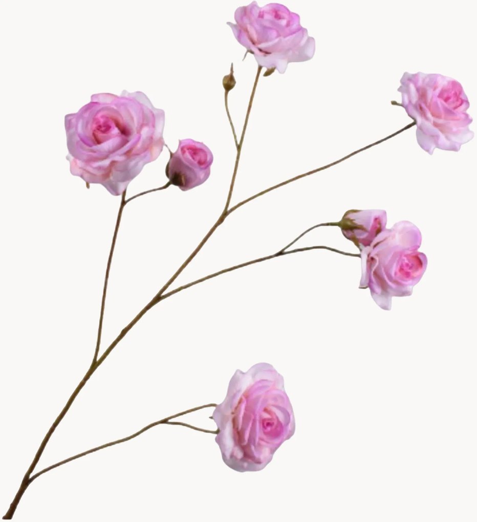 Flores artificiais Rose, conjunto de 2