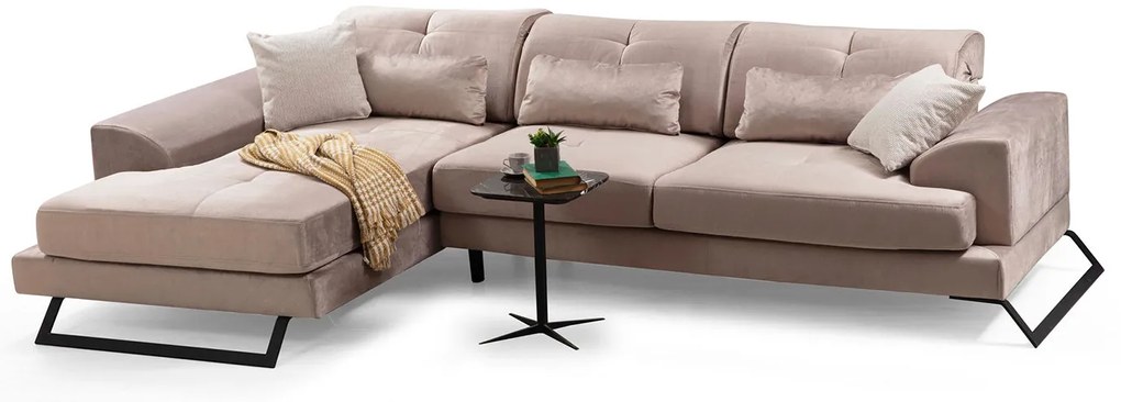 Sofá de Canto Frido – Bege – 190 cm x 308 cm