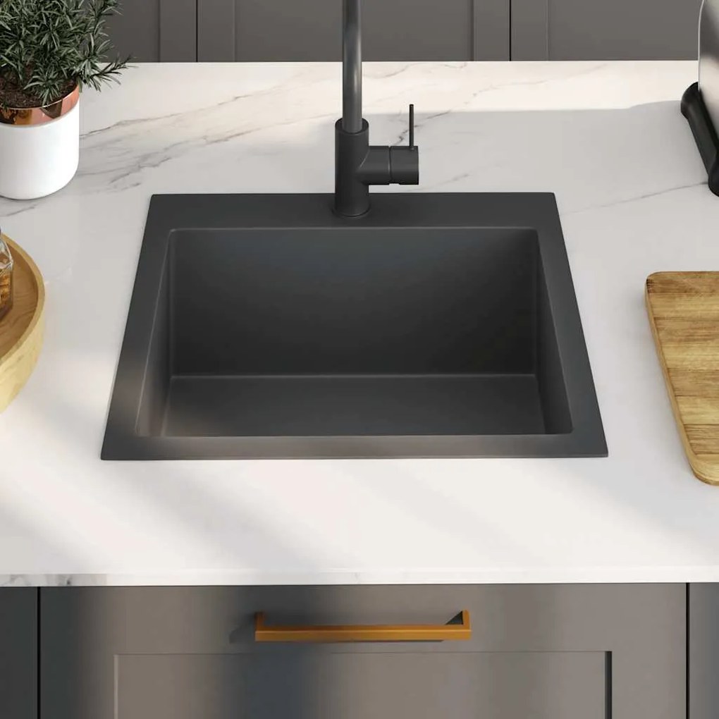 Lava-louça de cozinha artesanal aço inoxidável preto