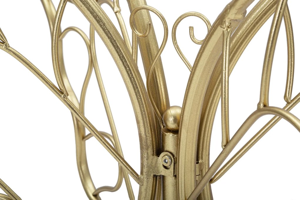 MESA CONSOLA BORBOLETA 110X40X76 CM DOURADO