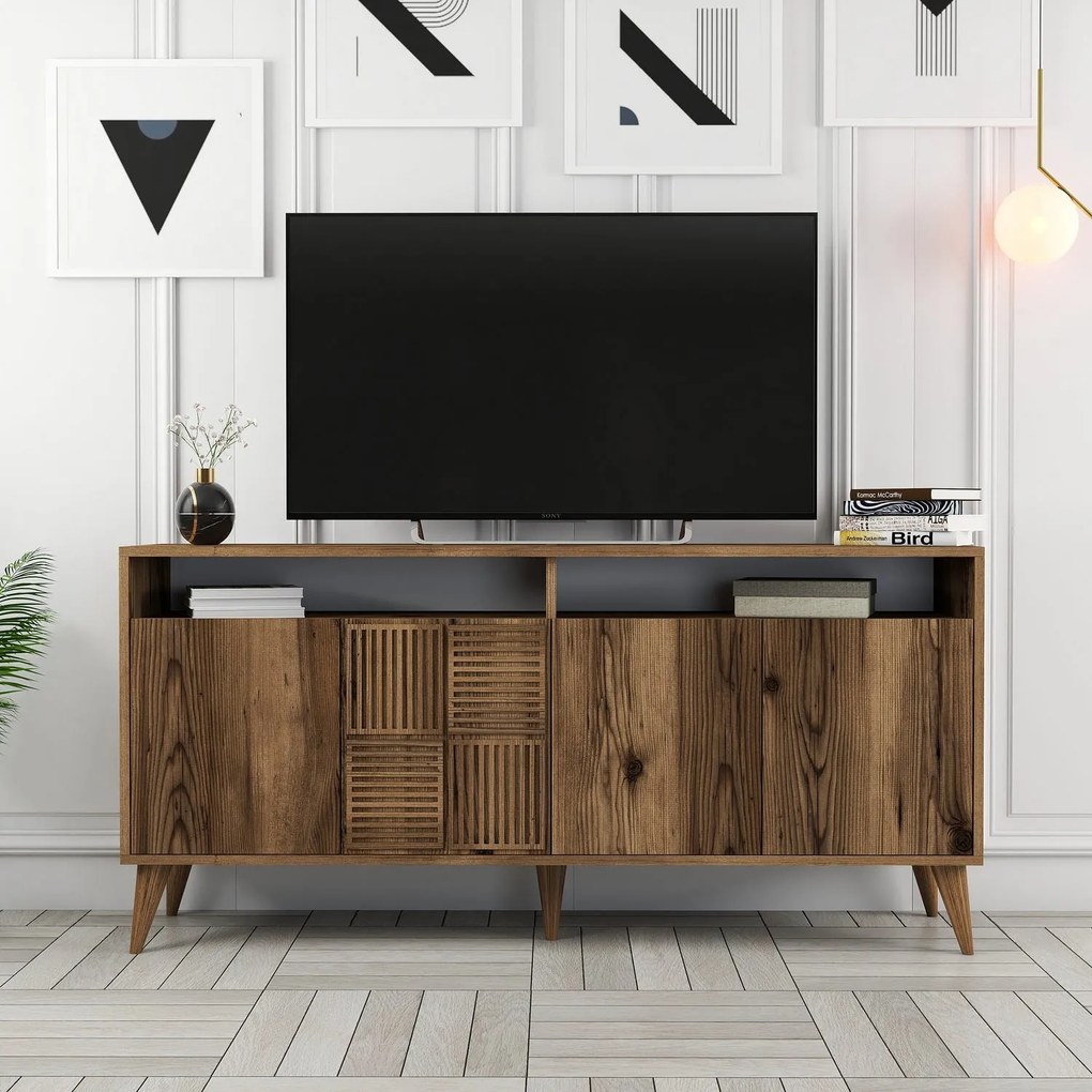 Console Milan – Walnut – 160 cm x 78 cm x 35 cm