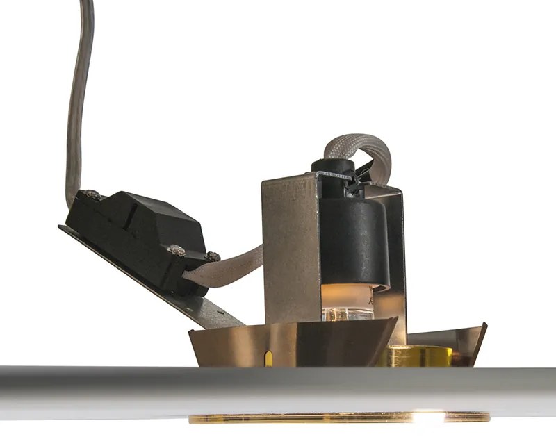 LED Foco embutido inteligente dourado inclinável com Wi-Fi GU10 - Cisco Moderno
