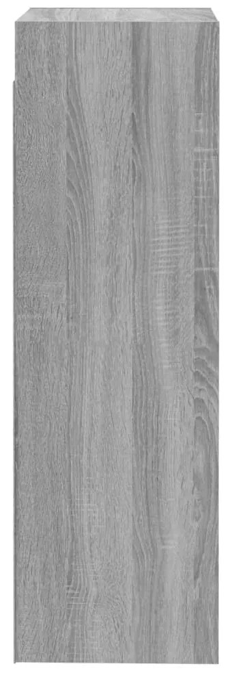 Conjunto móveis de TV 4 pcs madeira processada sonoma cinza