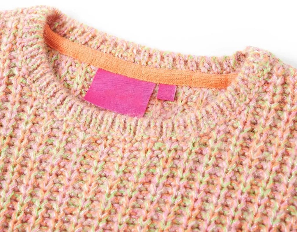Camisola de malha para criança rosa-suave 92
