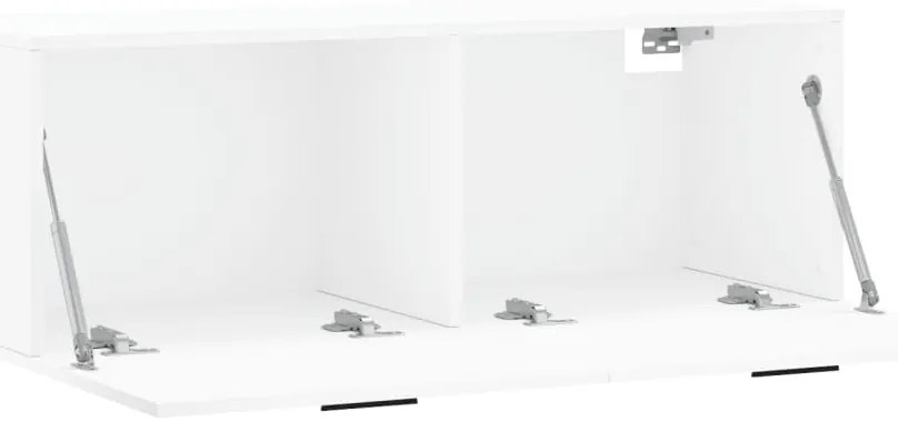 Armário parede 100x36,5x35 cm derivados de madeira branco
