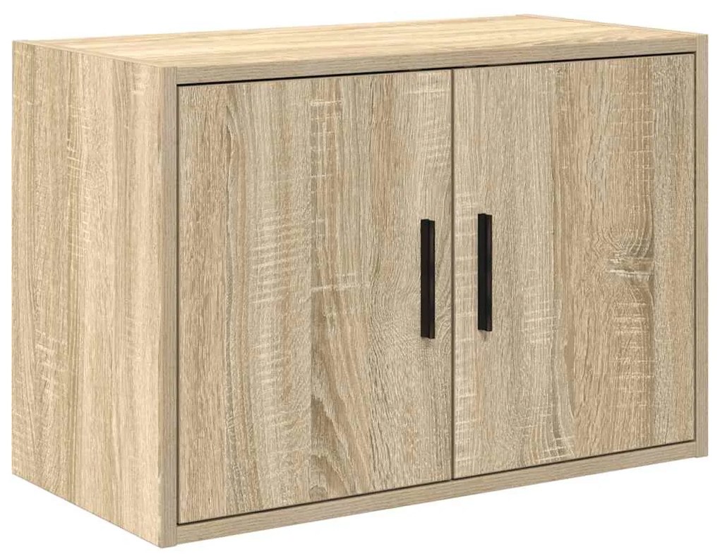 Armários de garagem 2pcs derivados de madeira carvalho sonoma