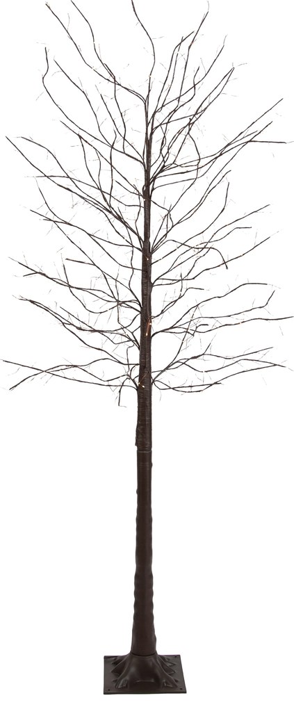 Candeeiro de pé de Natal Árvore castanho 180cm incl. LED com temporizador IP44 - Ki