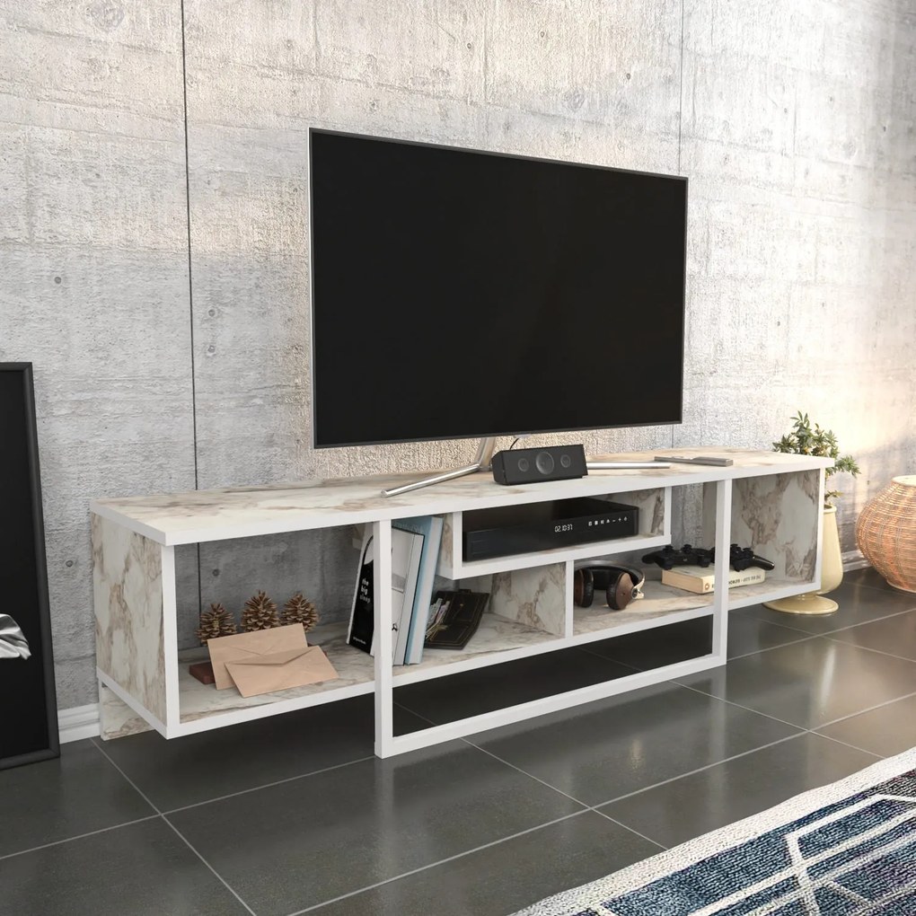 Móvel TV Asal – Branco – 150 cm x 35,2 cm x 40 cm