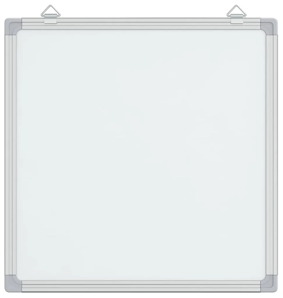 Quadro branco magnético 60x60x1,7 cm alumínio