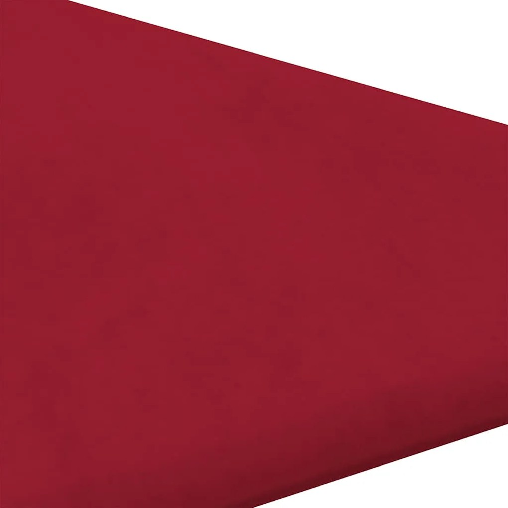 Painel de parede 12 pcs 30x30 cm veludo 0,54 m² vermelho tinto