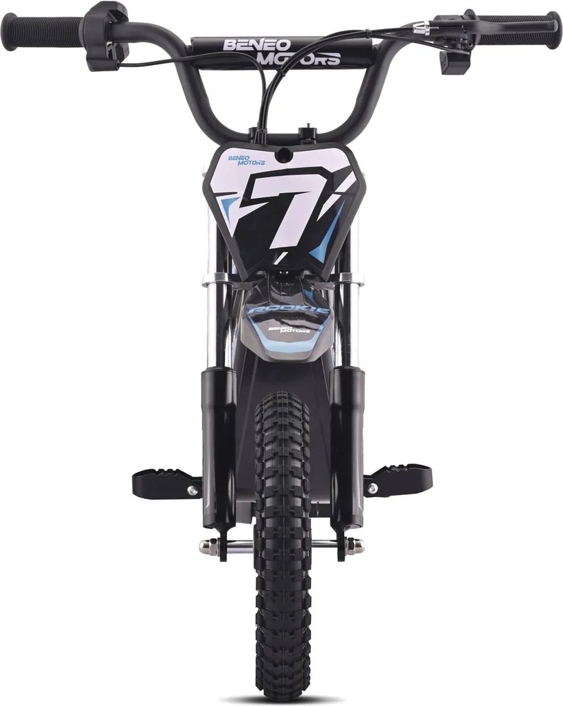 Mota elétrica para crianças ROOKIE 24 V (12"), bateria de lítio, motor sem escovas de 250 W, travão de disco Azul