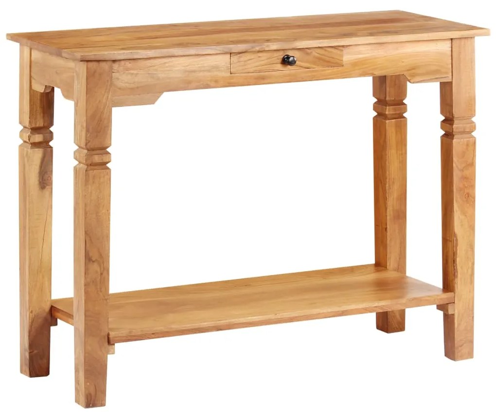 Mesa consola 100x40x76 cm madeira de acácia maciça