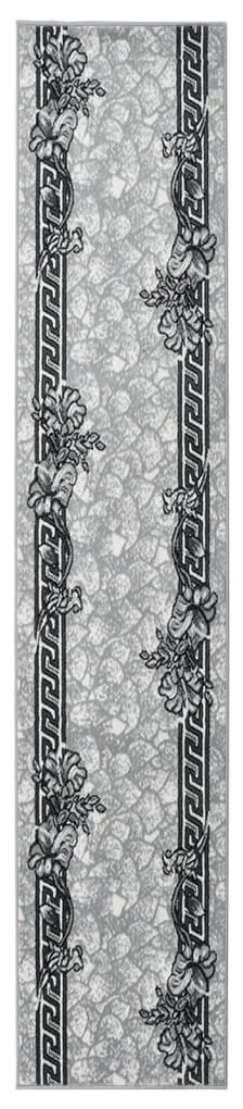 vidaXL Passadeira 80x500 cm polipropileno cinzento
