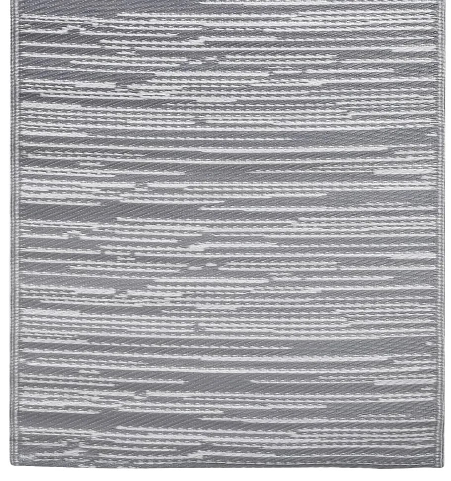 Tapete de exterior 160x230 cm ARAKIL PP cinzento