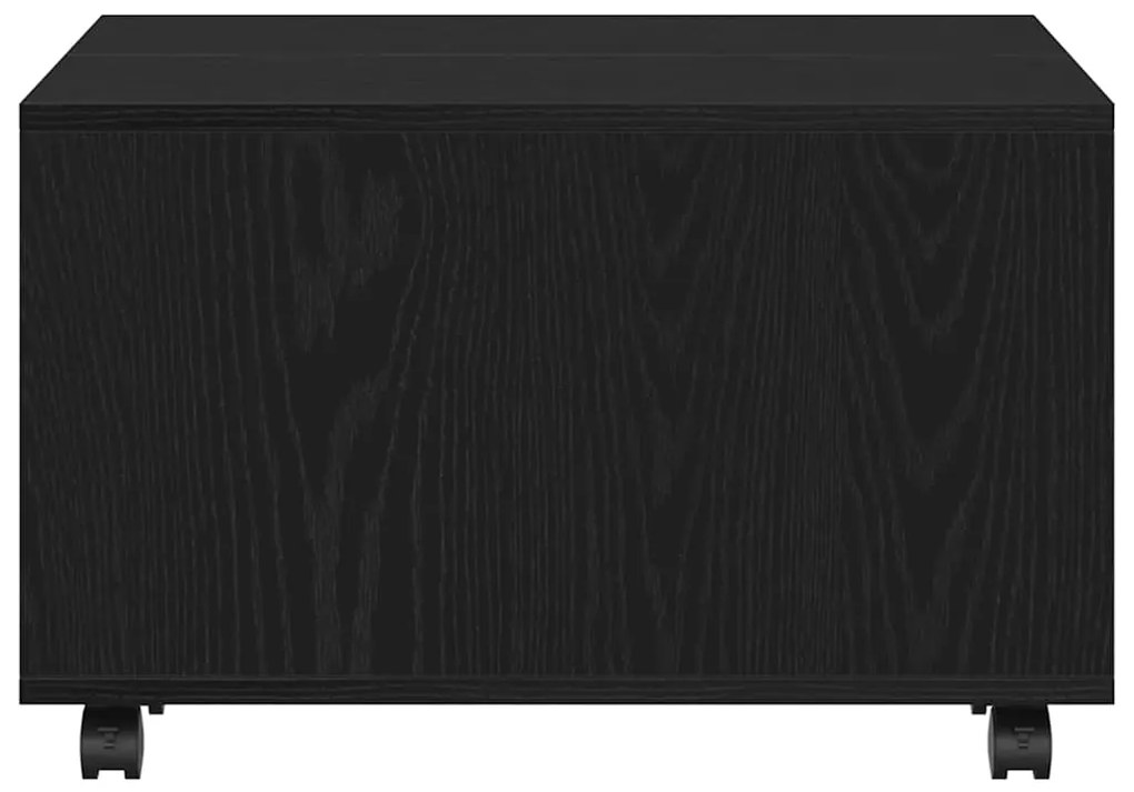 Mesa de Café vidaXL Carvalho Preto 60x60x38 cm Madeira Injetada