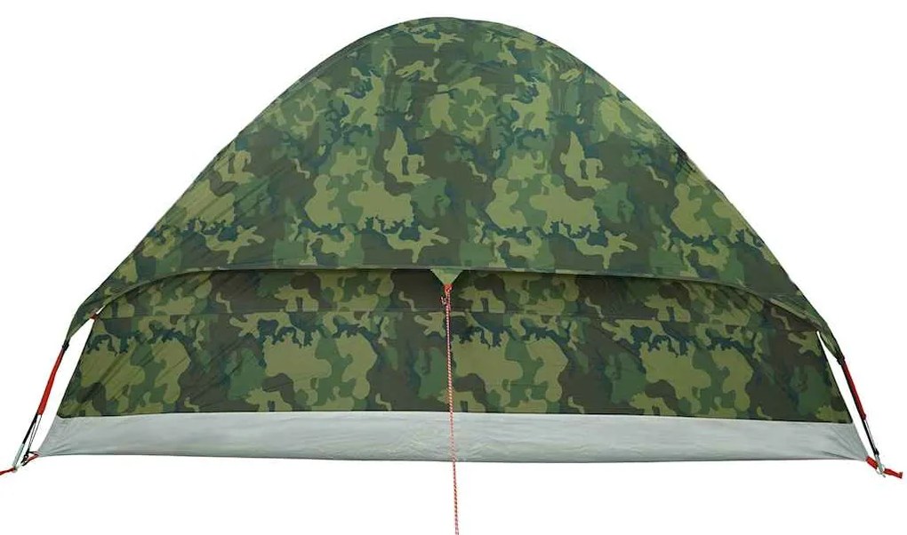 Tenda familiar cúpula para 6 pessoas impermeável camuflagem