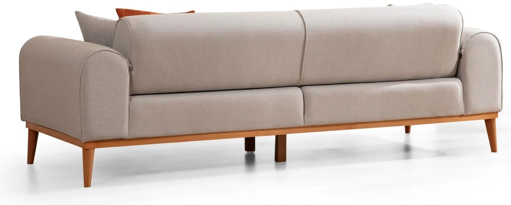 ****
Sofá-cama de 3 Lugares Kapri – Creme – 220x84x77 cm
**