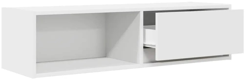 Móvel de TV 100x31x25,5 cm derivados de madeira branco