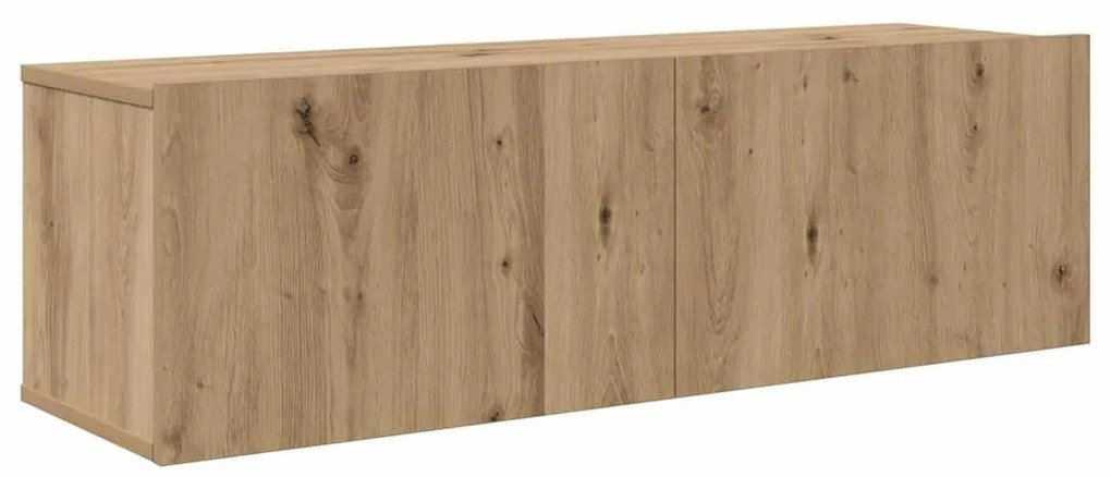 Conjunto de móvel de TV com prateleira 8 pcs carvalho artisiano