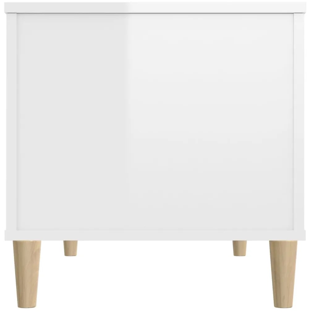 Mesa centro 90x44,5x45 cm derivados de madeira branco brilhante
