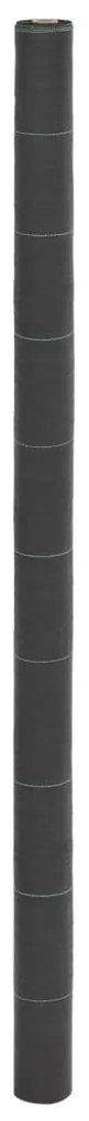 vidaXL Tela para ervas daninhas 2x10 m PP preto