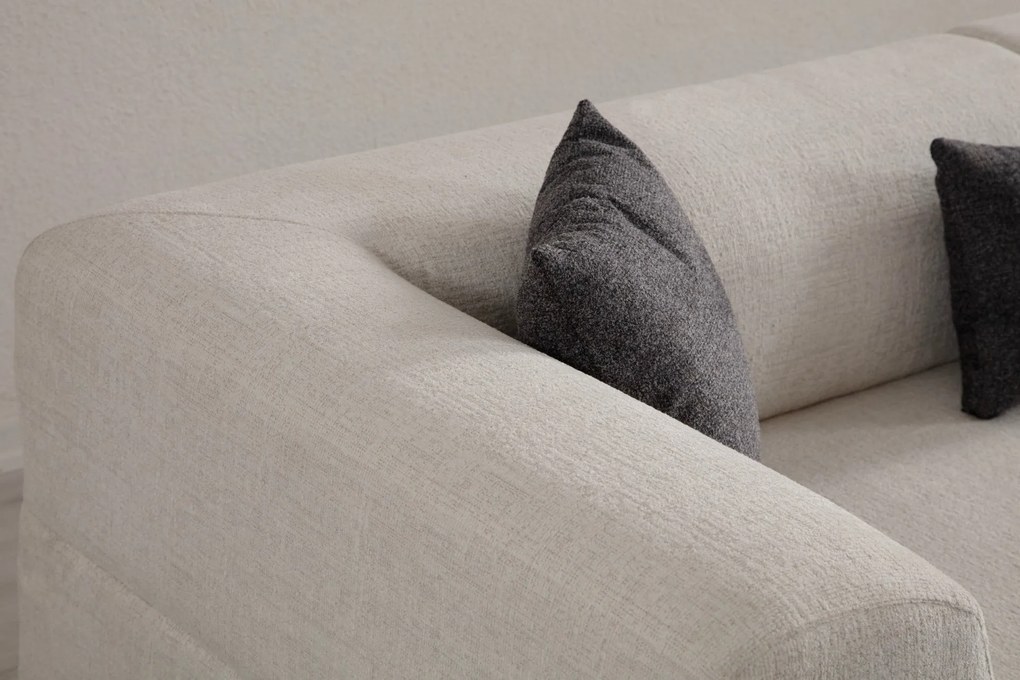 Sofá de 3 Lugares Gio – Branco – 225 cm x 93 cm x 75 cm