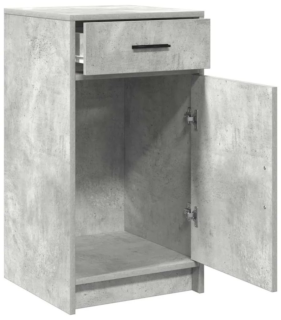 Sideboard vidaXL Cinzento Concreto 40x41x75 cm Madeira de Engenharia