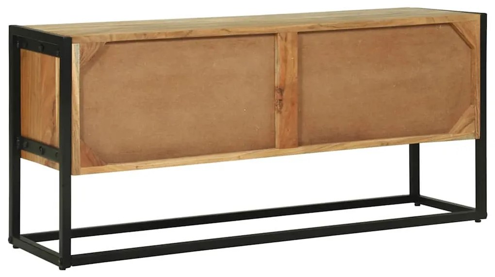 Aparador de TV 110x30x50 cm Madeira de Acácia Sólida