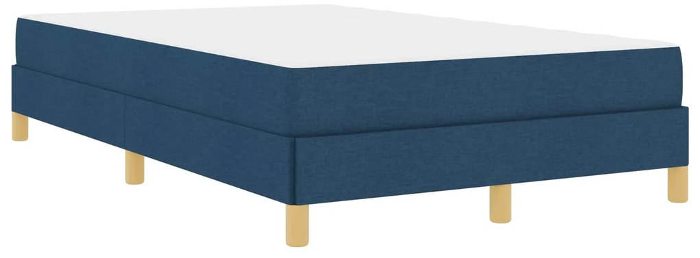 vidaXL Cama Box Azul 120 x 190 cm tecido