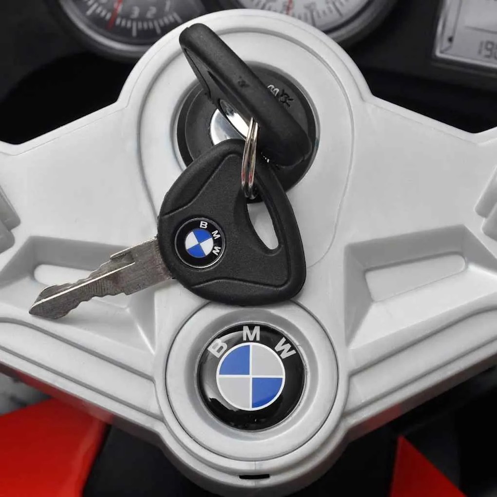 Motocicleta eléctrica BMW 283 para crianças- vermelho 6V