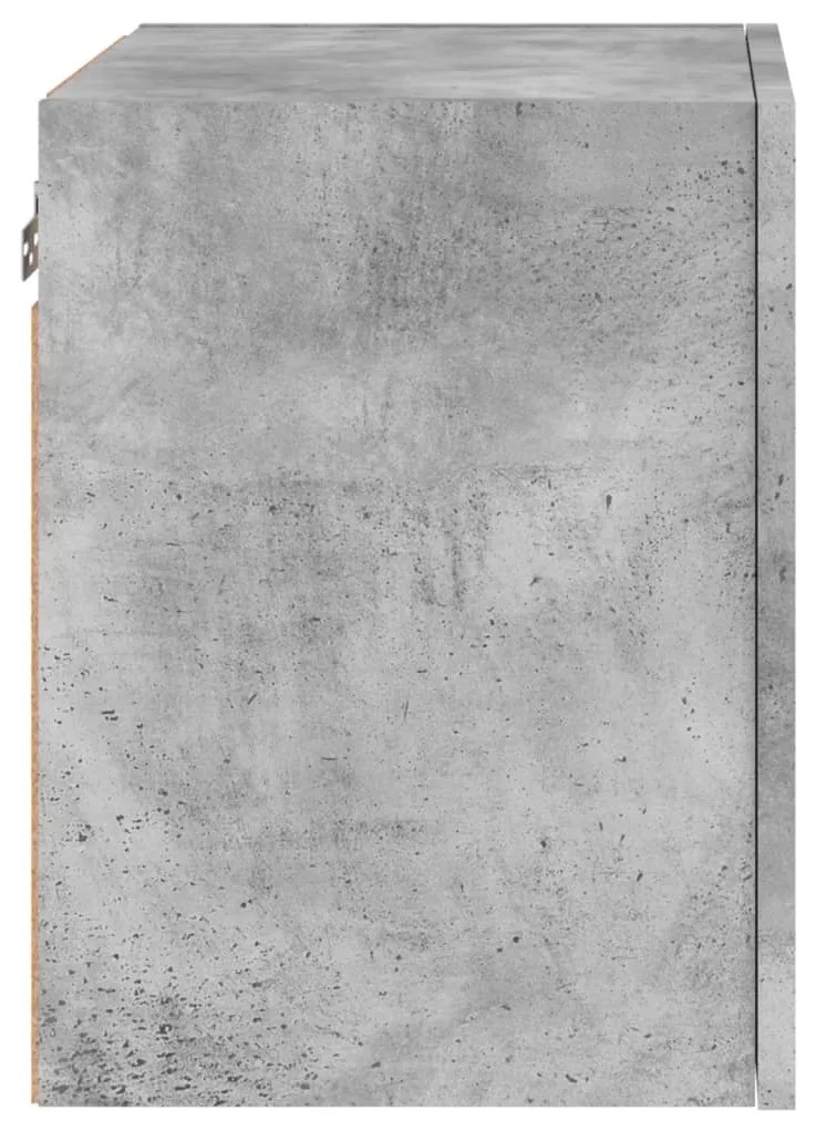 Móveis de parede p/ TV 2pcs 40,5x30x40cm madeira cinza cimento