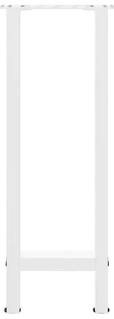 Pés de mesa de console , brancos, 2 peças, 38x(72-73) cm, aço