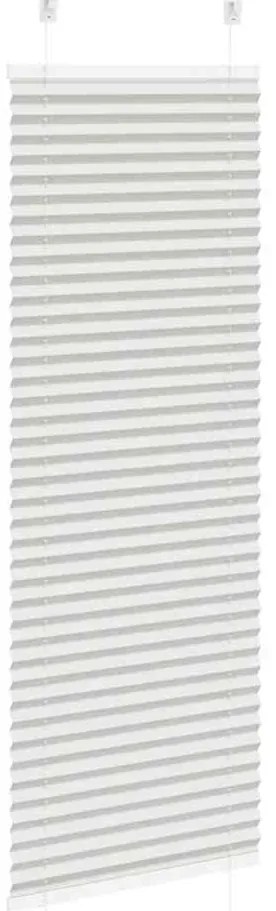 Cinzento Luz Plissada Cega 45x150 cm Largura Tecido 44,4 cm