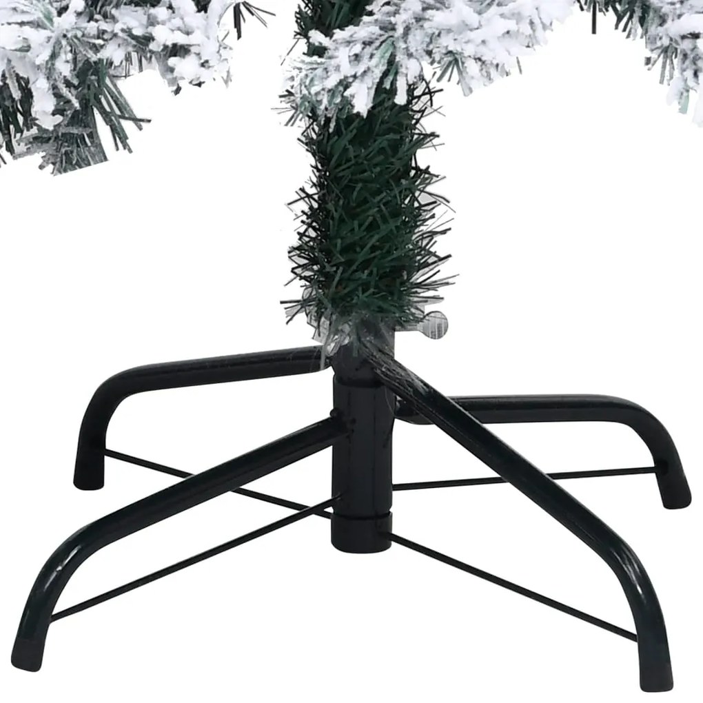 Árvore de Natal artificial com flocos de neve 400 cm PVC verde