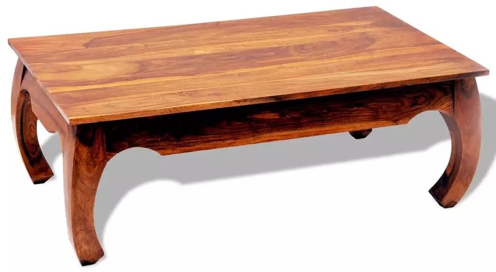 Mesa de centro 40 cm madeira de sheesham sólida