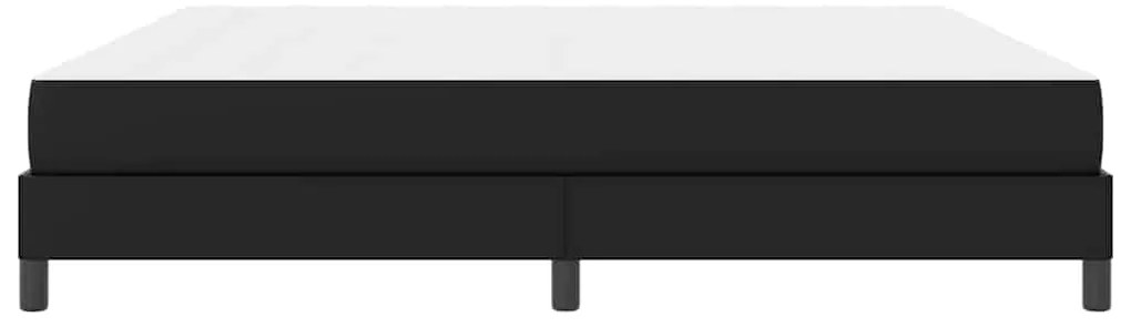 Cama Outros Preto 200 x 200 cm Couro sintético