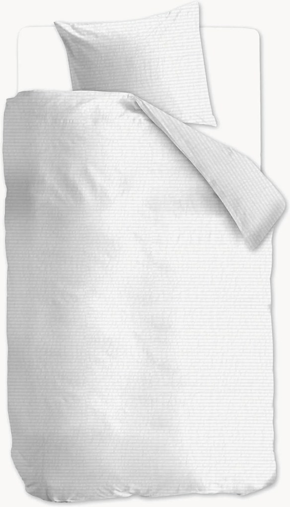 Conjunto de roupa de cama em seersucker de algodão Wave
