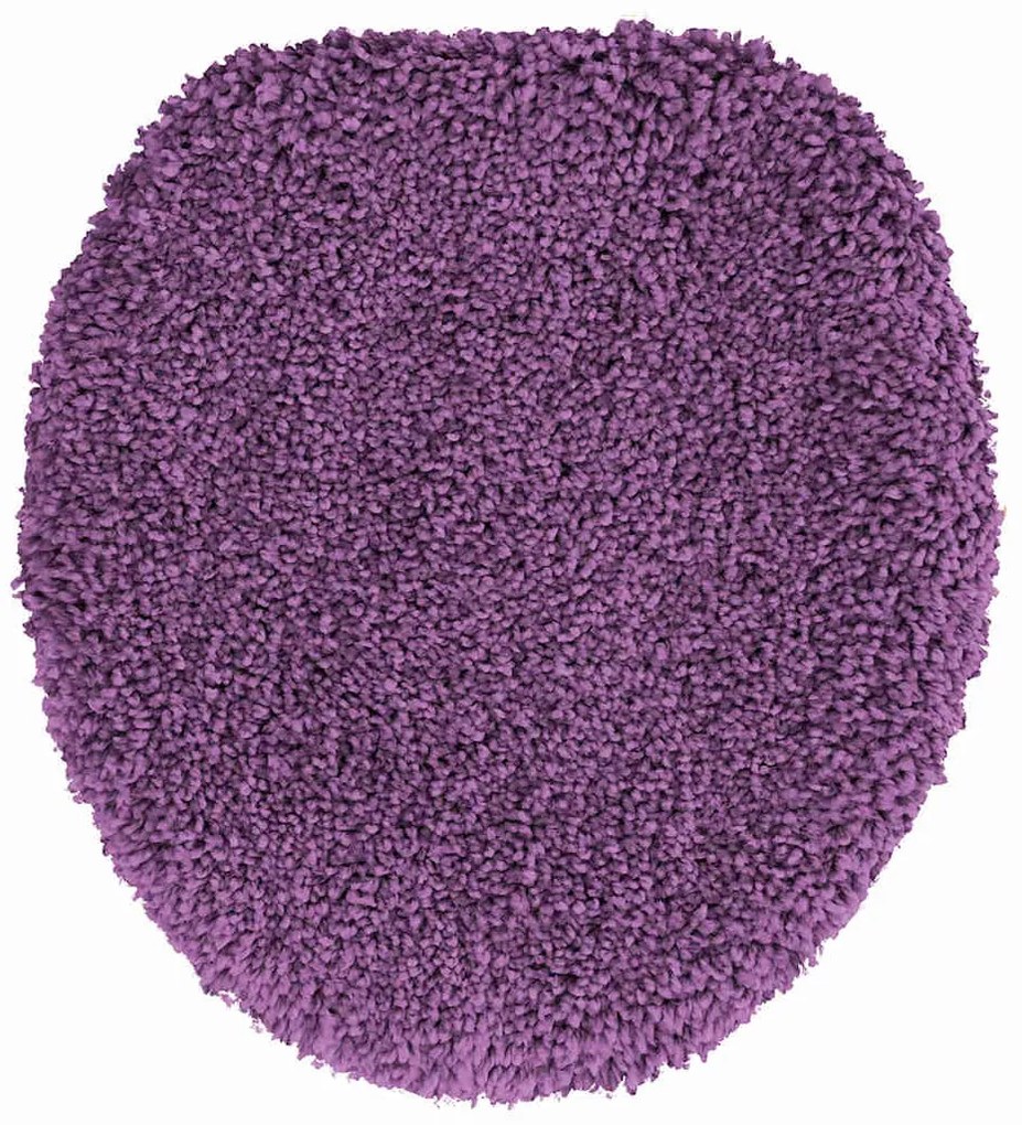Conjunto de Tapetes de Banho em 3 Peças Roxo Polipropileno Antiderrapa