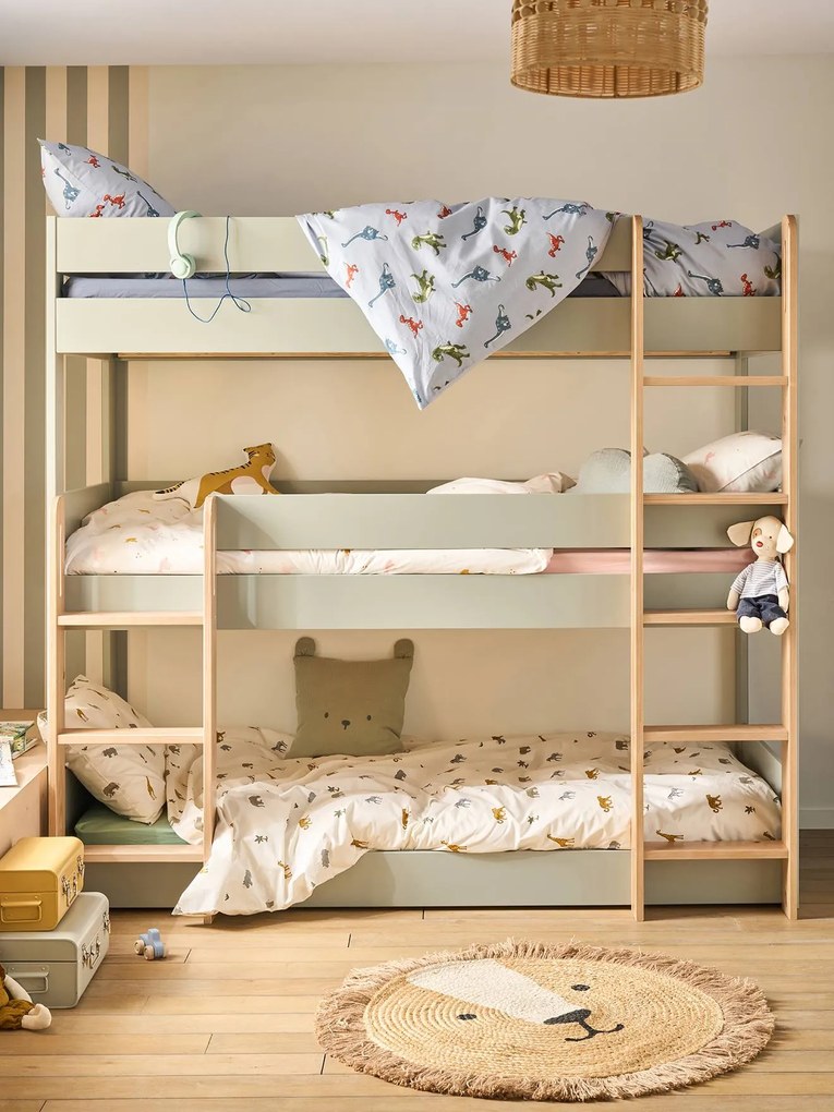 Beliche triplo Complice 90x200cm verde-água