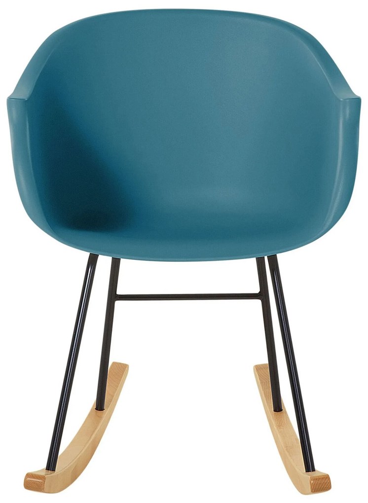 Cadeira de baloiço verde petróleo HARMONY Beliani