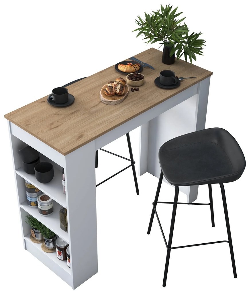 Mesa de Cozinha JA103 – Nogueira – 120x100x50 cm