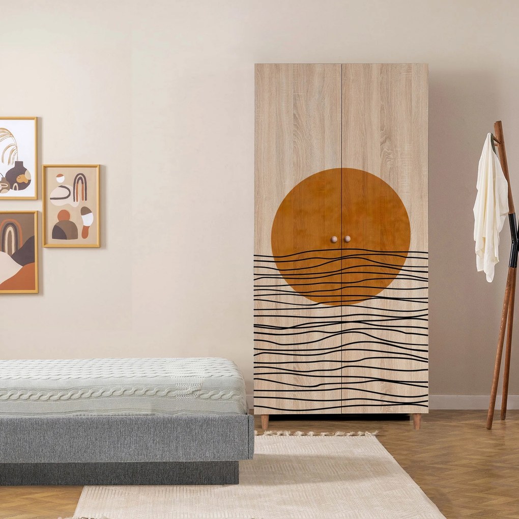 Roupeiro Lidya – Sonomo – 90x192x52 cm
