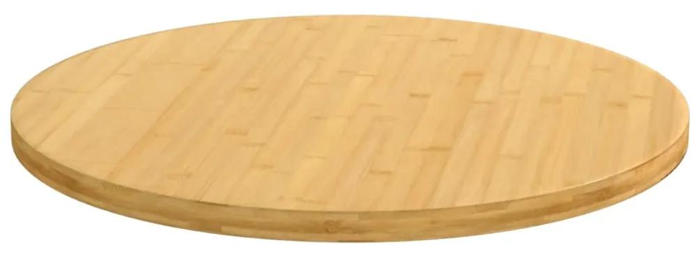 Tampo de mesa Ø60x2,5 cm bambu