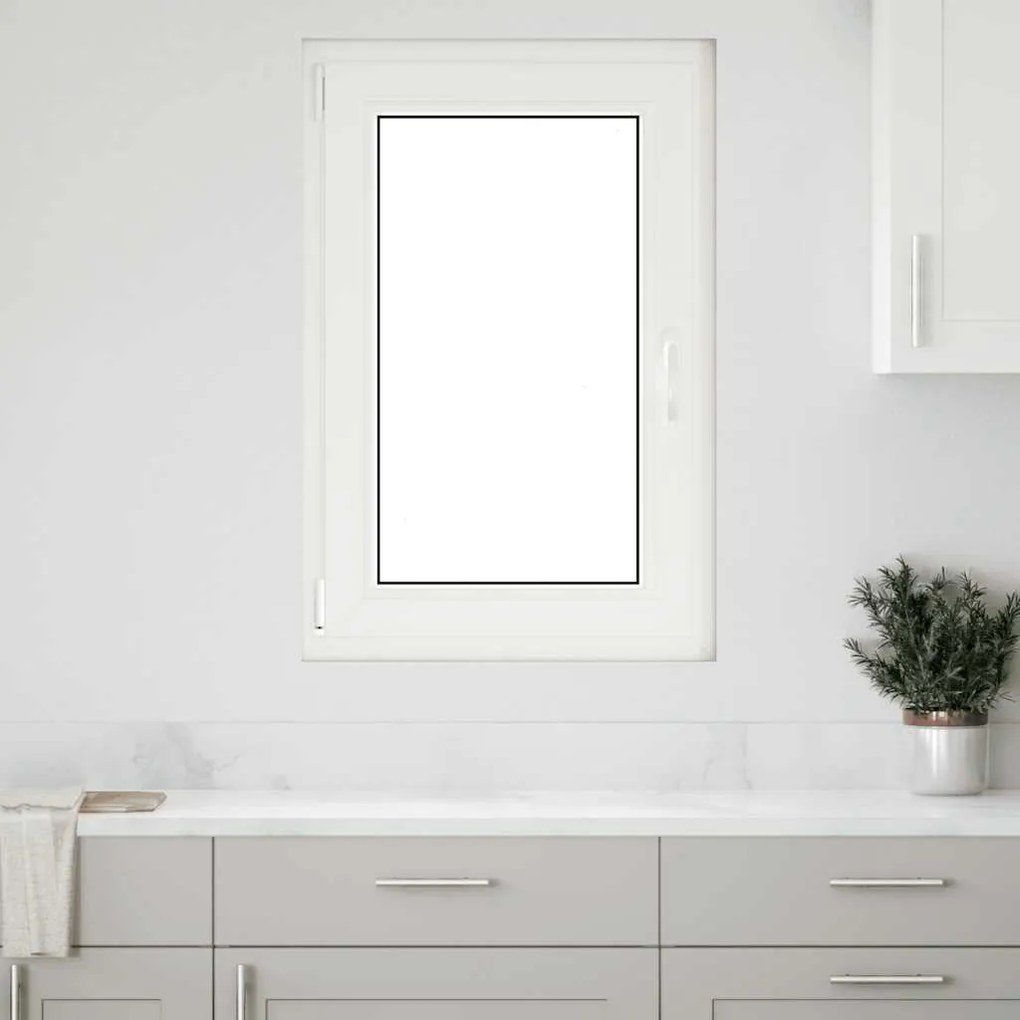 vidaXL Janela de porão "RISOR" 60x100 cm oscilobatente DIN esquerda branca