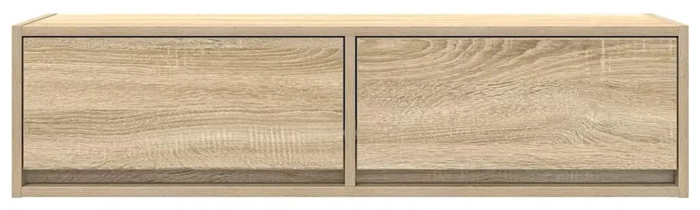 Estante de TV vidaXL Carvalho Sonoma 100x31x25,5 cm Madeira engenheira