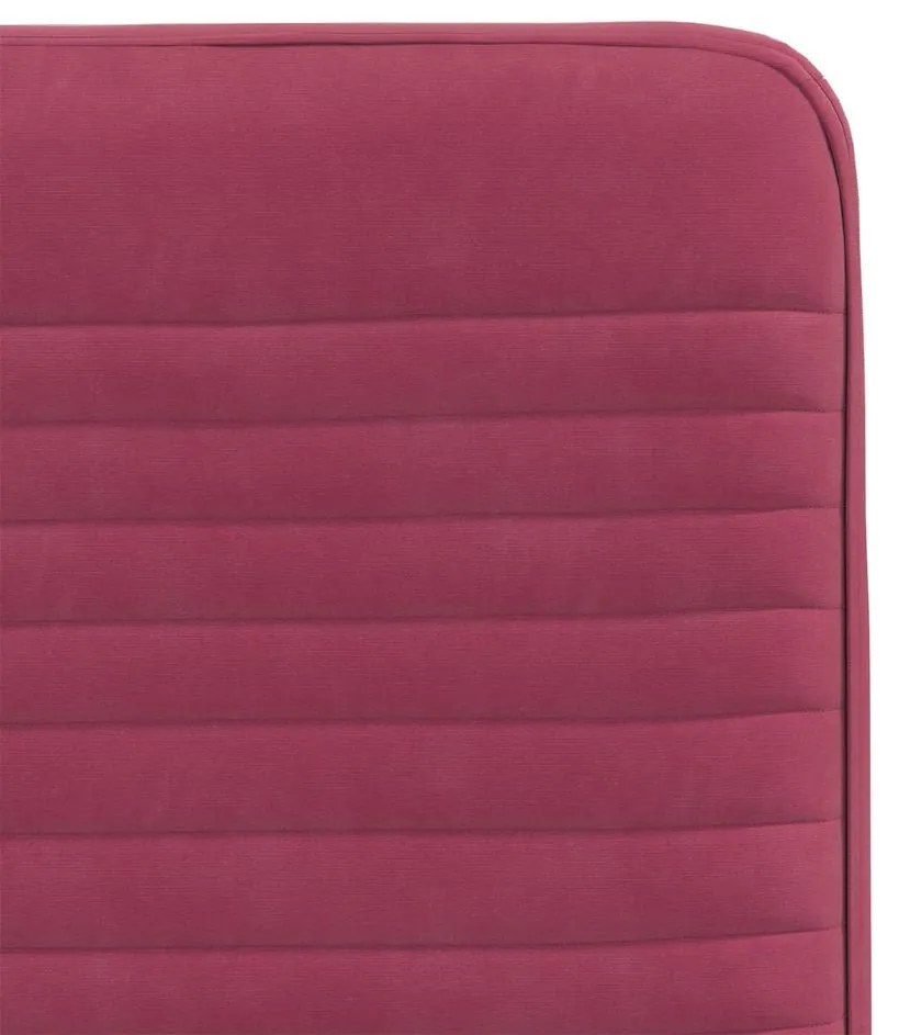 Cadeiras de jantar 2 pcs veludo vermelho tinto