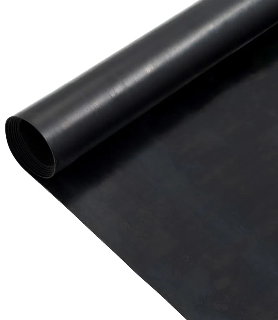 Tapete de borracha antiderrapante liso 1,2x5 m 1 mm