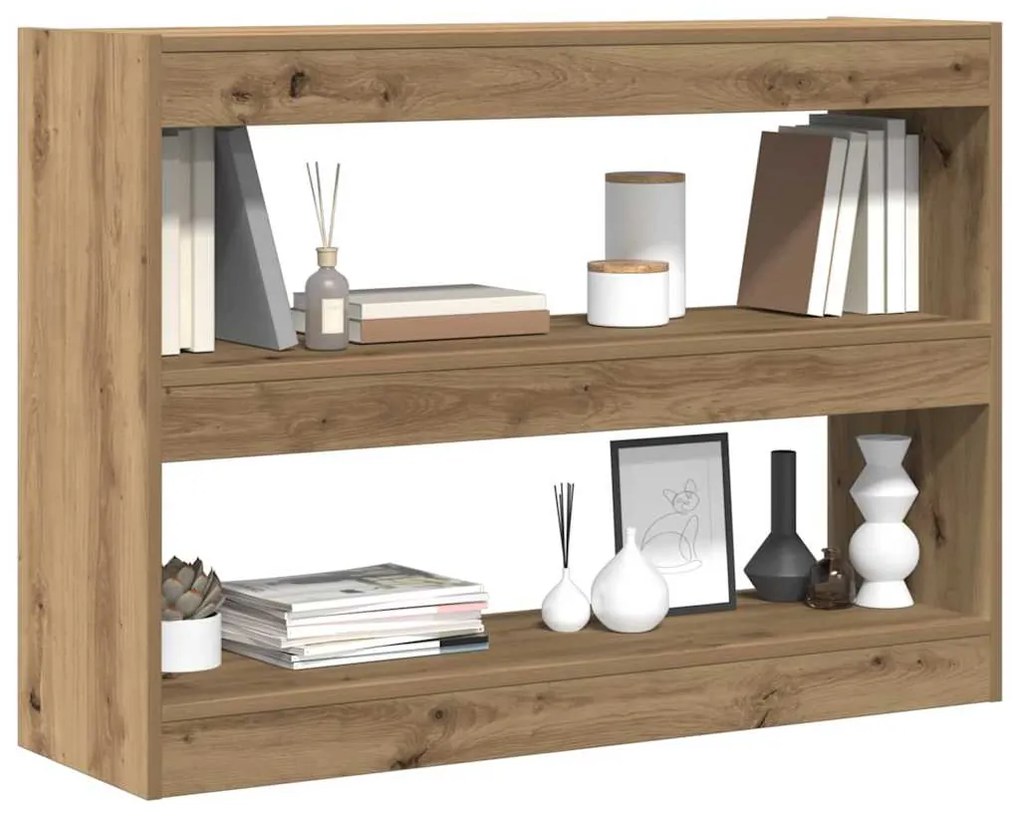 Estante/Divisor de Ambiente vidaXL - Carvalho Artisan - 100x30x72 cm -