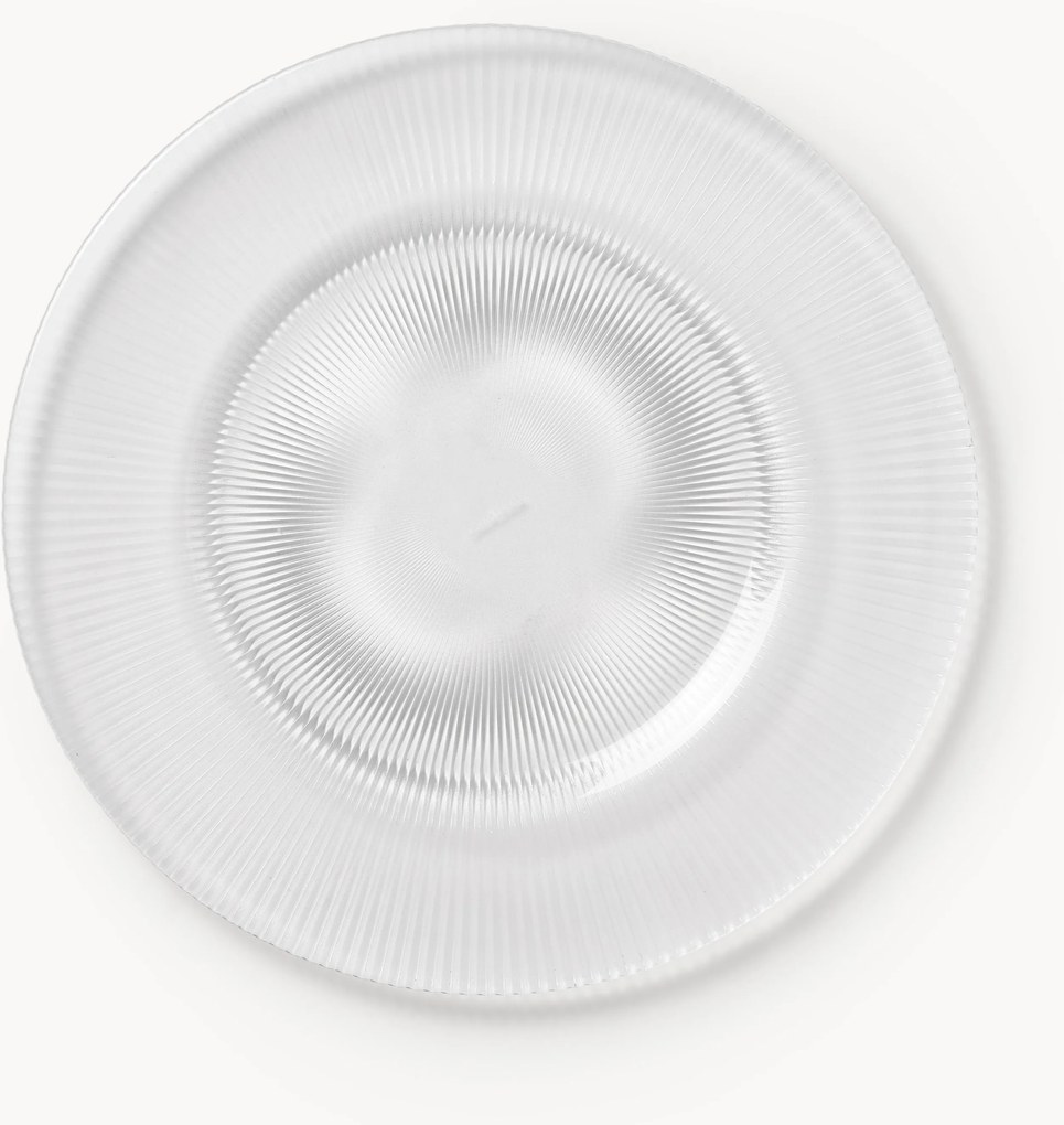 Pratos de jantar canelados Effie, conjunto de 4