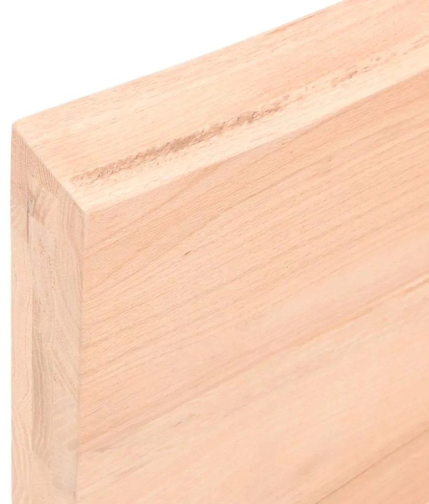 Prateleira de parede 140x50x(2-6)cm carvalho maciço não tratado